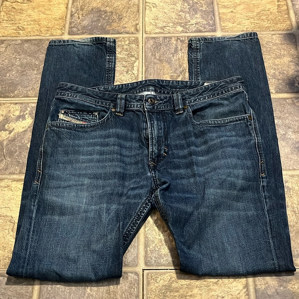 Diesel Industry Thavar Jeans, Size 32, Slim Skinny, 100% Cotton